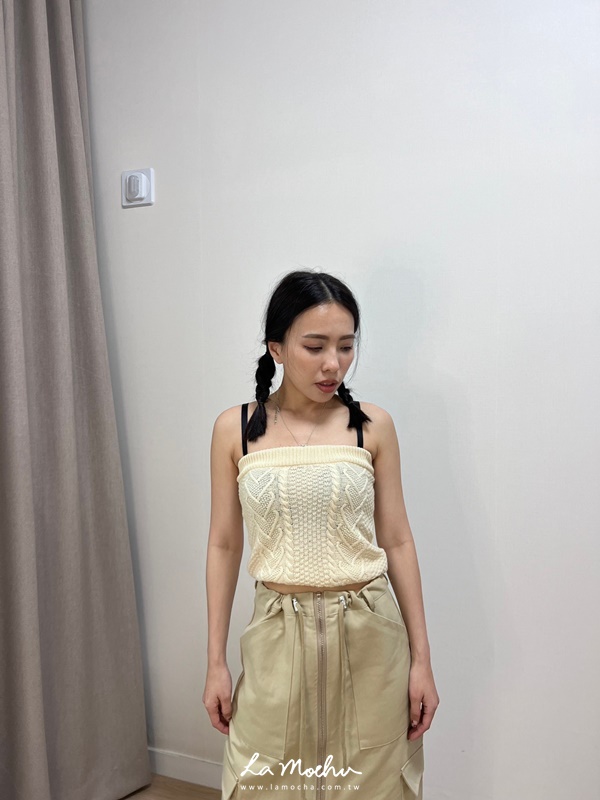 愛心麻花平口背心